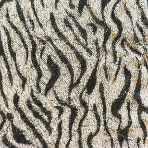 2 for $30 Boho Zebra Print Soft Oversized Lightweight Fringe Beachy Scarf Wrap - Picture 5 of 5